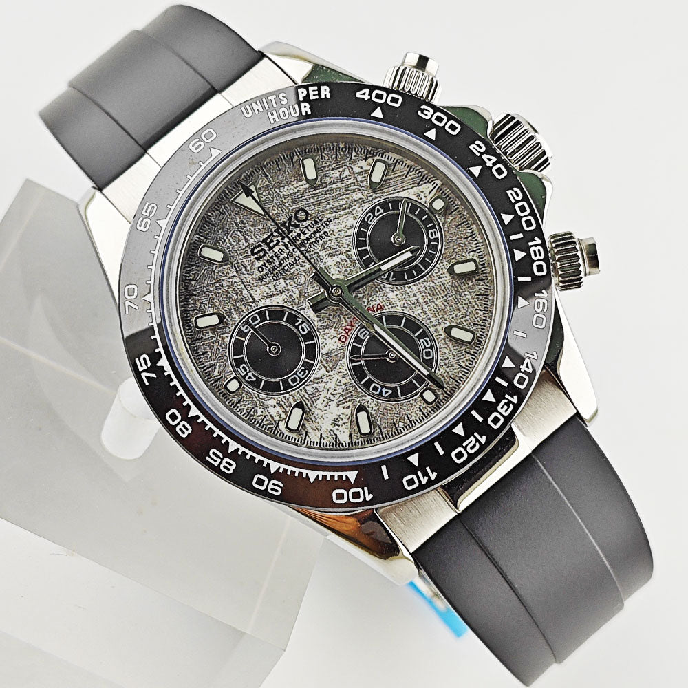 SeikoMod Daytona Meteorite Ceramic