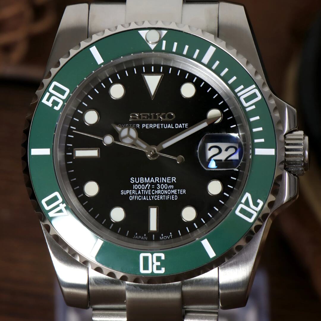 SeikoMod Submariner Kermit