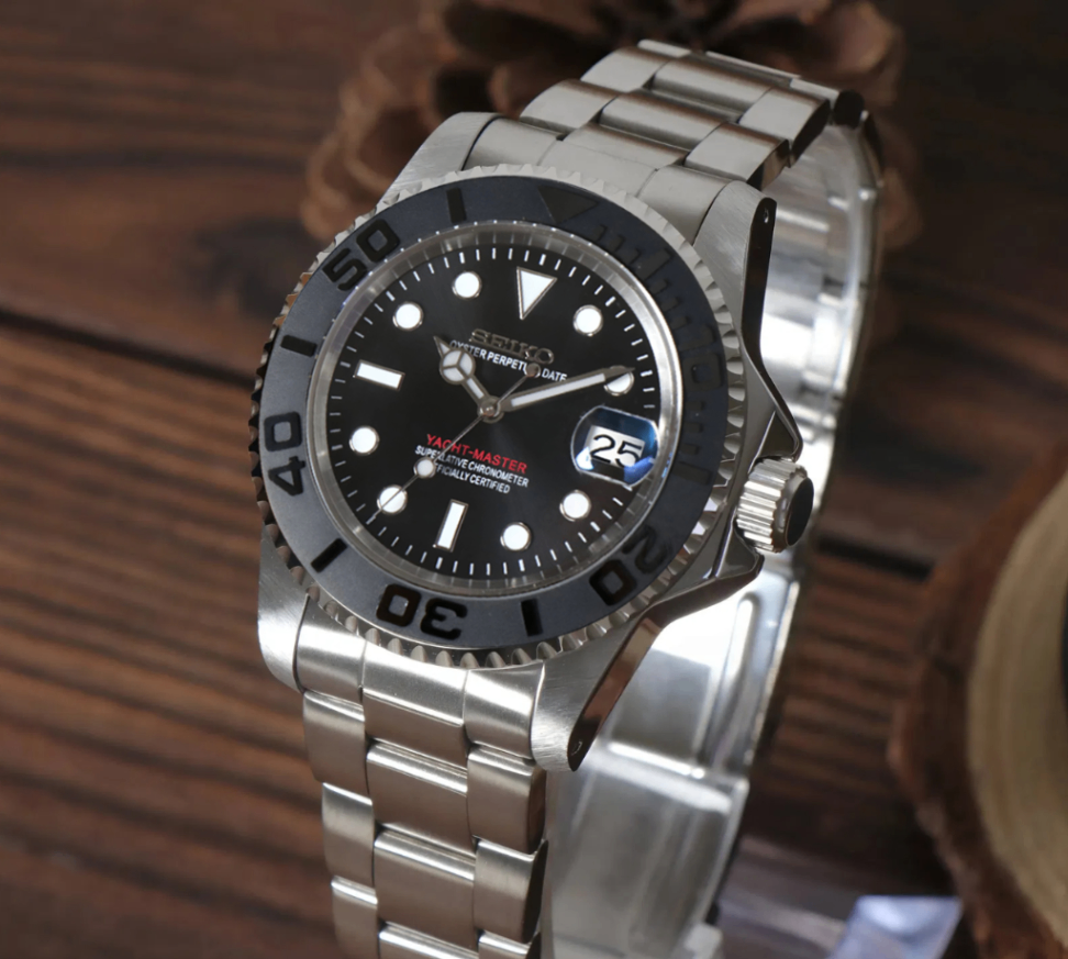 SeikoMod Yacht Master Silver
