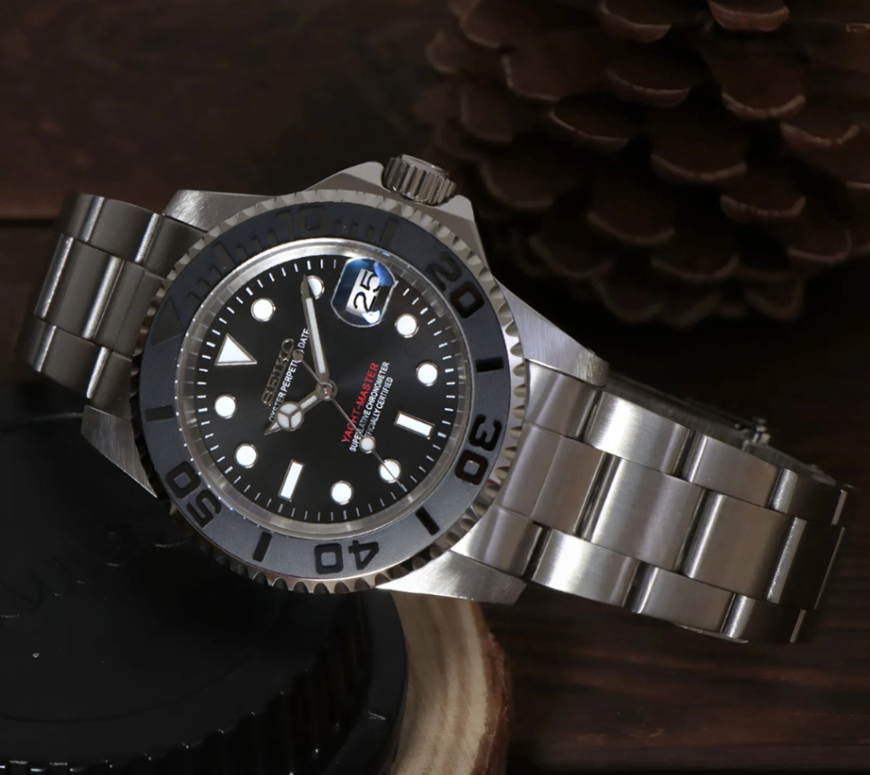 SeikoMod Yacht Master Silver