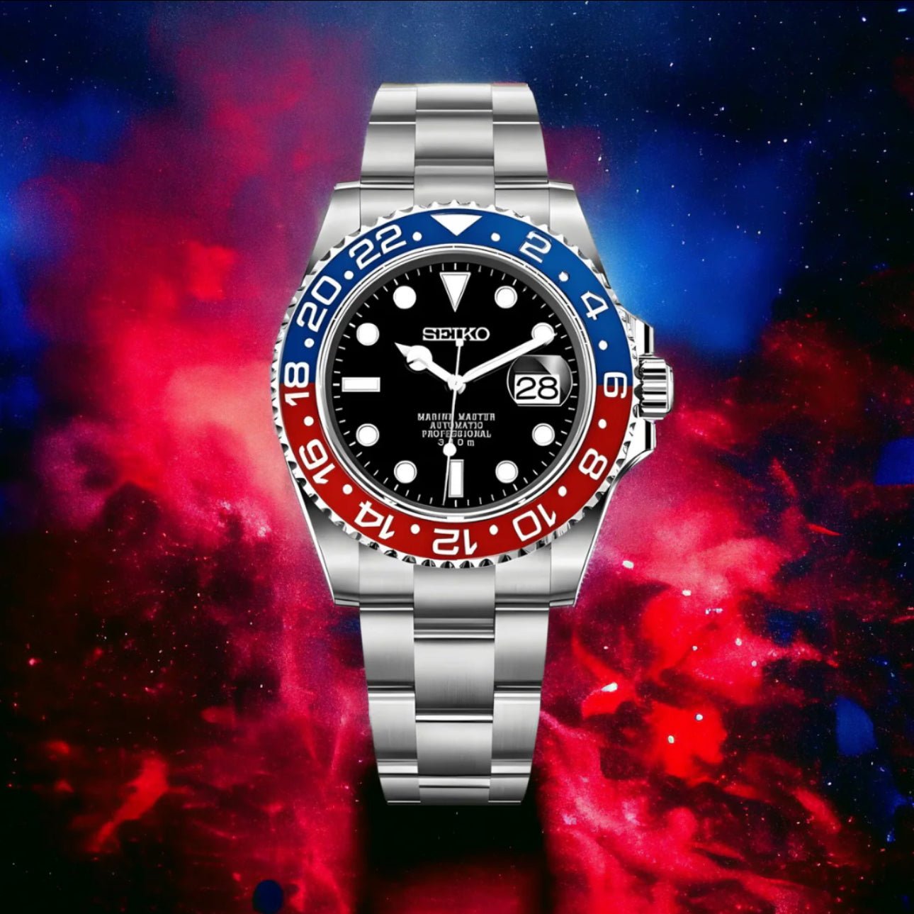 SeikoMod Submariner Pepsi