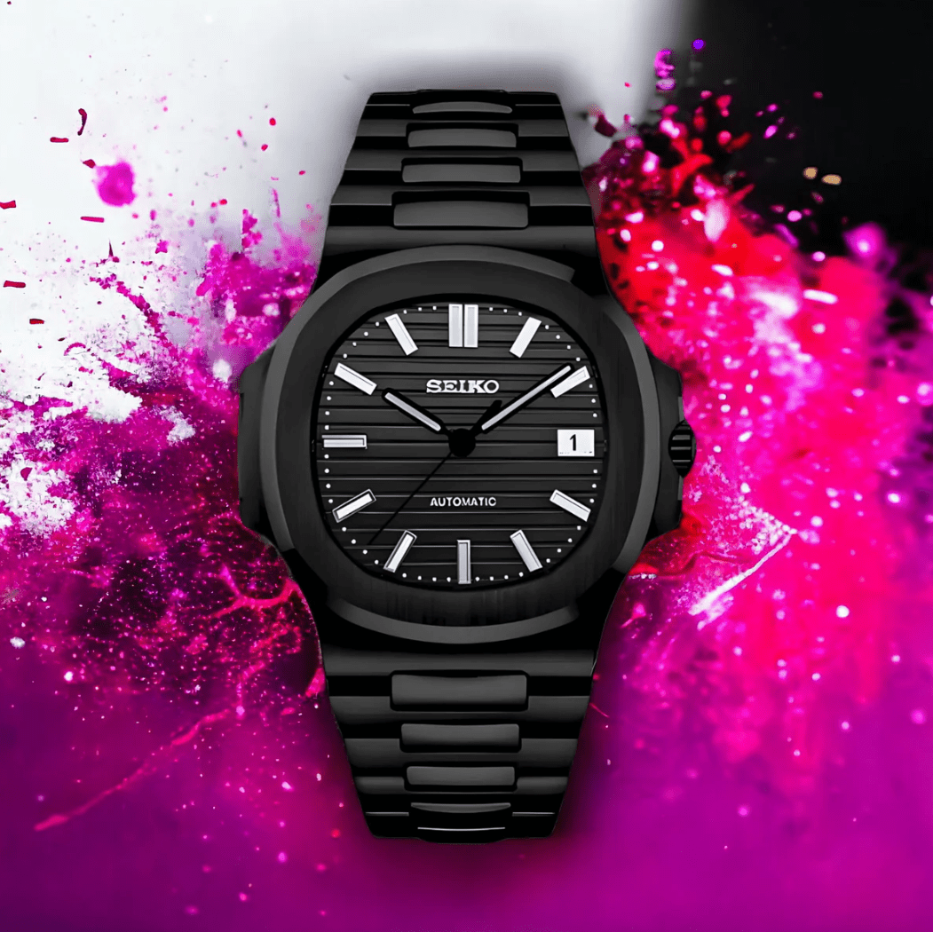 SeikoMod Nautilus All Black