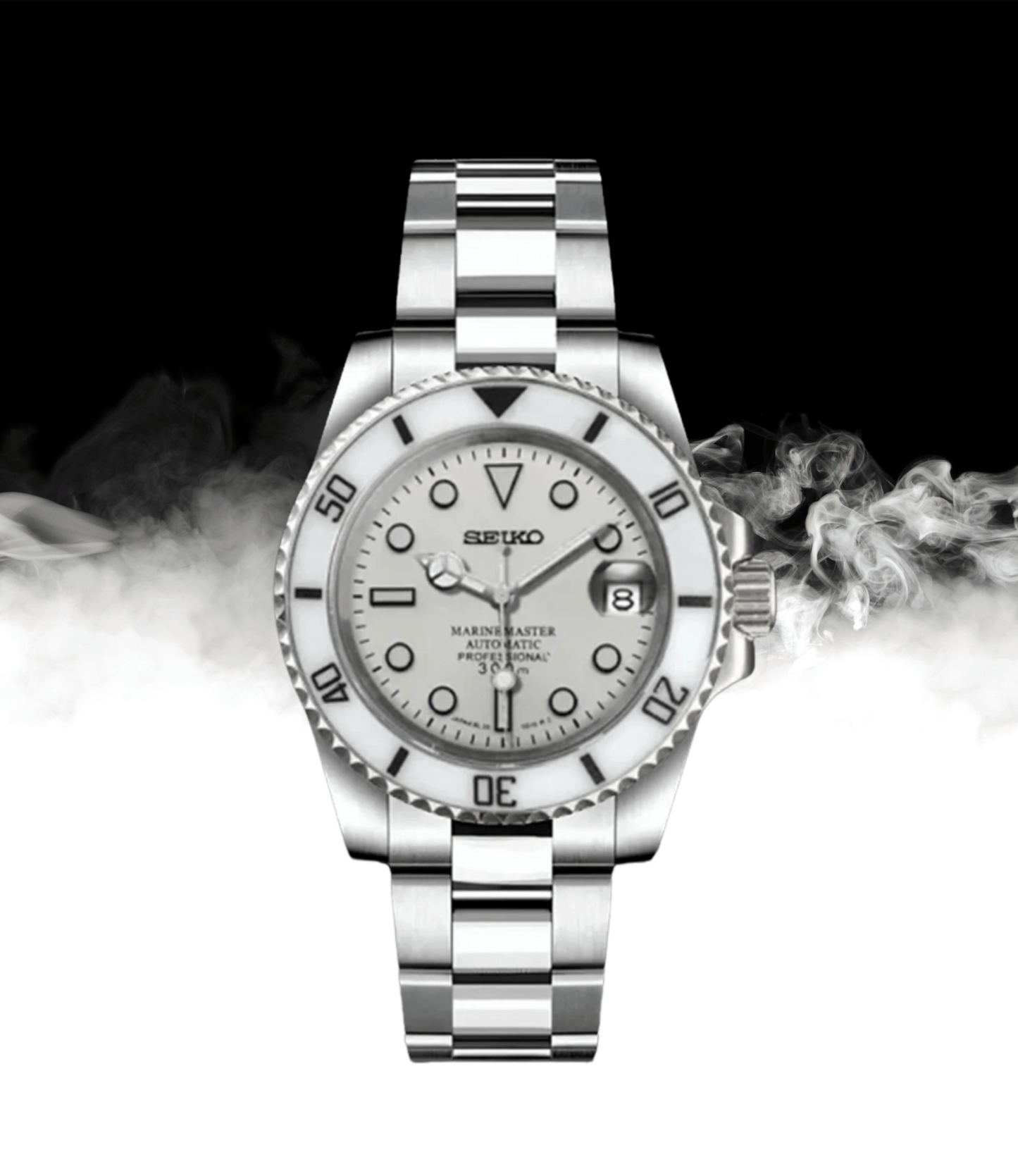 SeikoMod Submariner White