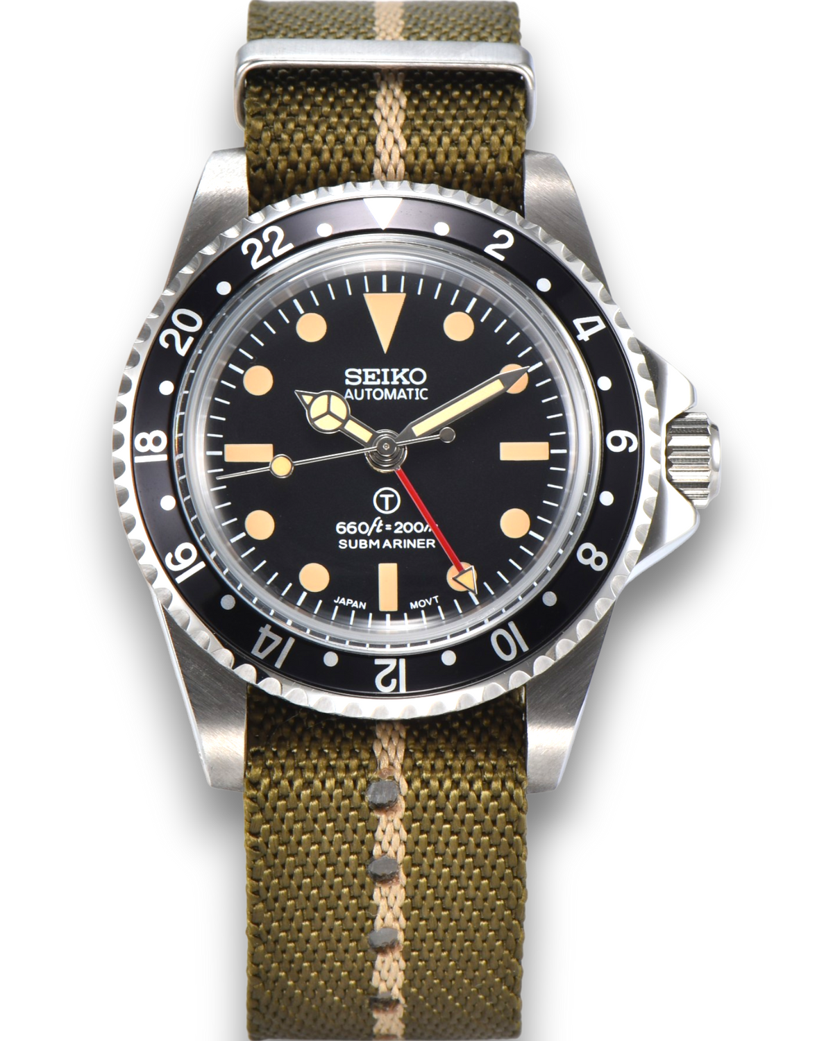Custom SeikoMilsub Vintage GMT Mod