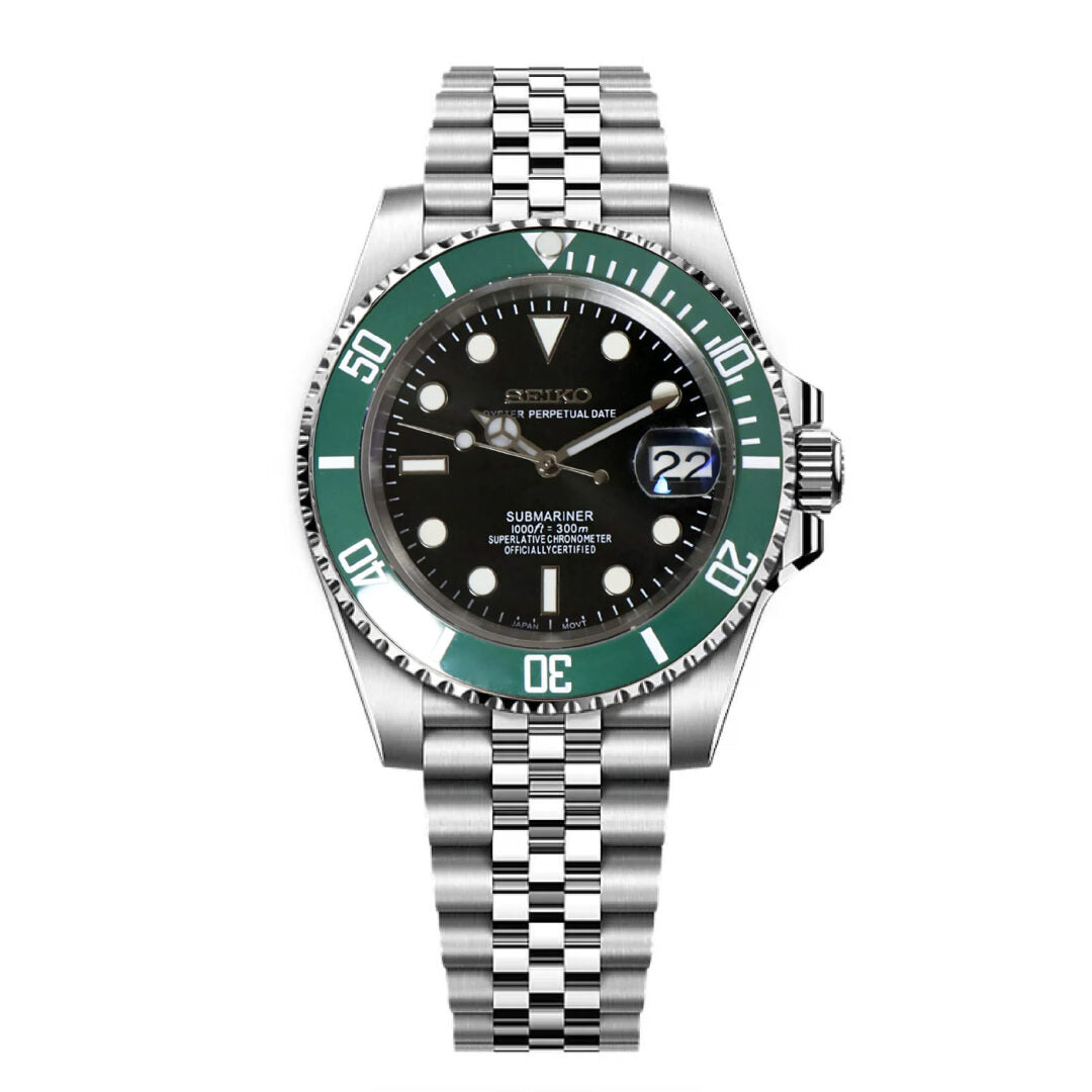 SeikoMod Submariner Kermit
