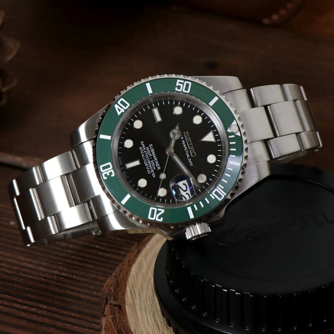 SeikoMod Submariner Kermit