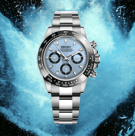 SeikoMod Daytona Ice Blue