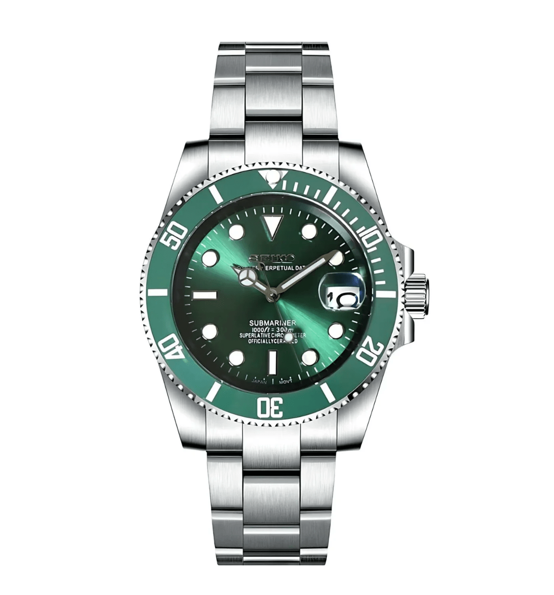 SeikoMod Submariner Hulk